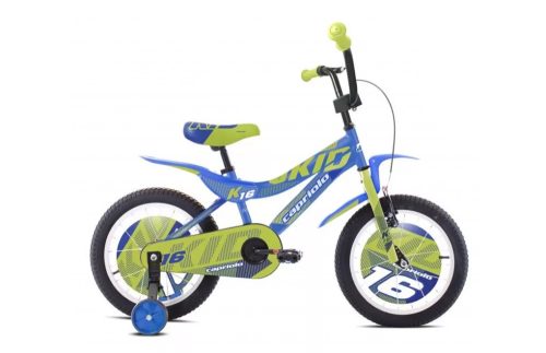 Capriolo Kid 16" fiú gyerek kerékpár - Kék-Zöld
