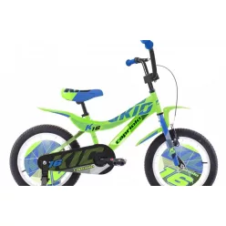 Capriolo-Kid-16-fiu-gyerek-kerekpar-Zold-Kek