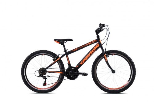 Capriolo Rapide 240 24" fiú gyerek kerékpár Fekete-Narancs