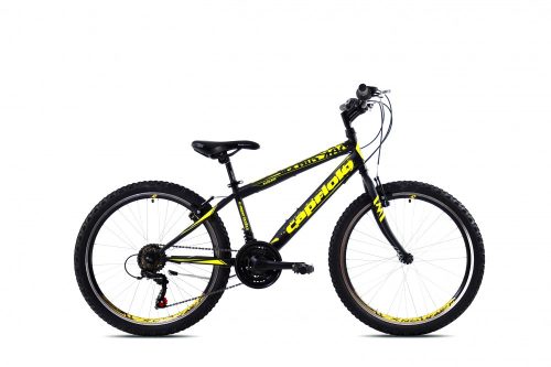 Capriolo Rapide 240 24" fiú gyerek kerékpár Fekete-Sárga