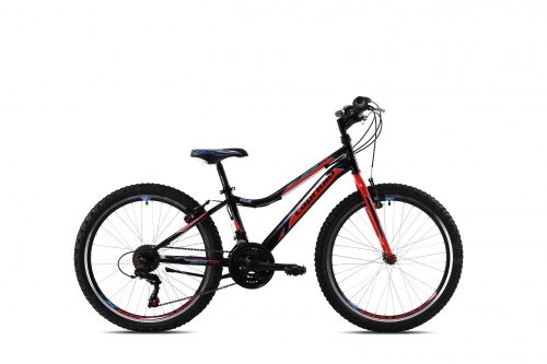 Capriolo Diavolo DX 400 24" fiú gyerek kerékpár Fekete-Piros