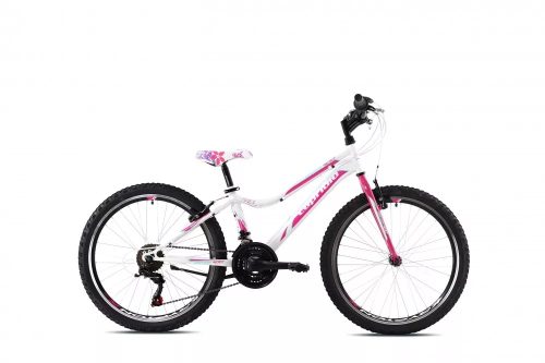 Capriolo Diavolo DX 400 24" lány gyerek kerékpár - Fehér színben