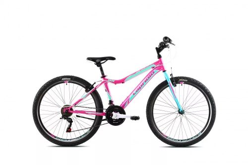 Capriolo Diavolo 600 DX 26" női MTB kerékpár 15" Rózsaszín-Türkiz - Extra kicsi vázzal - 2021