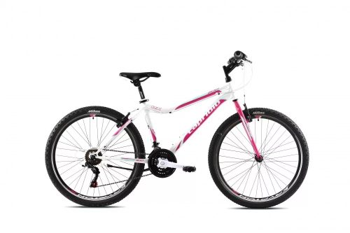 Capriolo Diavolo 600 DX 26" női MTB kerékpár 15" Fehér-Rózsaszín - Extra kicsi vázzal - 2021