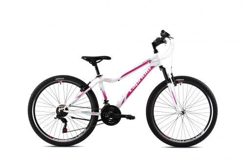 Capriolo Diavolo 600 DX FS 26" női MTB kerékpár 15" Fehér-Rózsaszín 2021