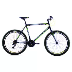   Capriolo Attack Man 26" férfi MTB kerékpár 22"-os vázzal - Fekete-Zöld