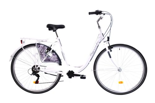 Capriolo Diana 6 sebességes női városi kerékpár 20" Fehér