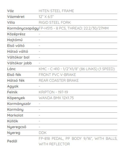 Capriolo-Mustang-12-fiu-gyerek-kerekpar-Sarga-kek