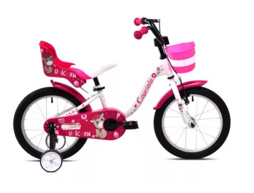 Capriolo-Viola-16-gyerek-kerekpar-Feher-pink-szinben