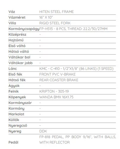 Capriolo-Mustang-16-fiu-gyerek-bicikli-Zold-fekete-szinben