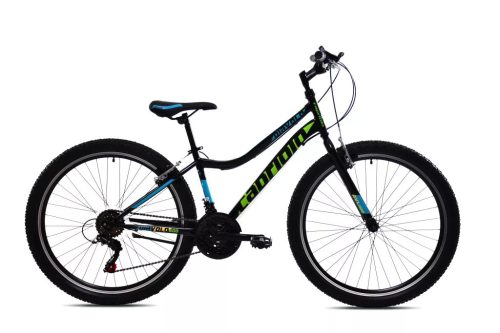 Capriolo Diavolo 600 26" férfi MTB kerékpár - Fekete-Zöld - 17"-os vázzal