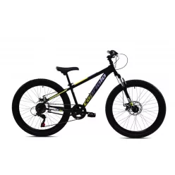 Capriolo-Oxigen-Disc-24-gyerek-kerekpar-Fekete-Sarga