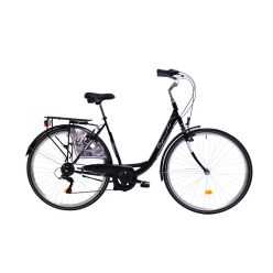   Capriolo Diana 6 sebességes női városi kerékpár 20" Fekete