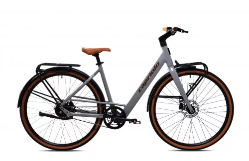 Capriolo E-bike Belt Drive szíjhajtásos pedelec kerékpár Világosszürke