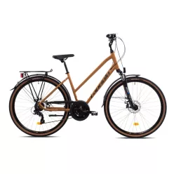  Capriolo Roadster Lady Trapez női trekking kerékpár 18" Mustársárga