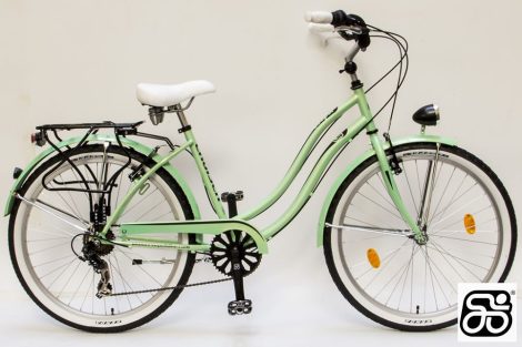Csepel Cruiser kerékpár zöld színben - Kerékpár Webshop - www