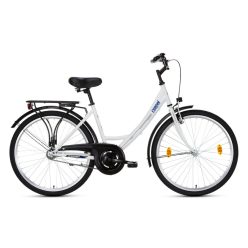   Csepel kerékpár Budapest A 26" - 1 sebességes - Női - Fehér