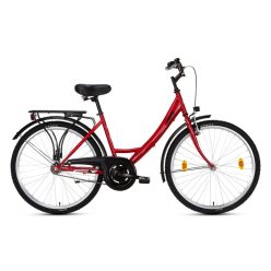   Csepel kerékpár Budapest A 26" - 1 sebességes - Női - Piros