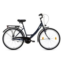   Csepel kerékpár Budapest A 26" N3 - 3 sebességes (Shimano agyváltó) - Női - Sötétkék