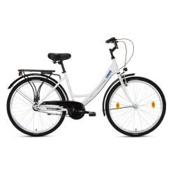   Csepel kerékpár Budapest A 26" N3 - 3 sebességes (Shimano agyváltó) - Női - Fehér