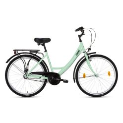   Csepel kerékpár Budapest A 26" N3 - 3 sebességes (Shimano agyváltó) - Női - Zöld