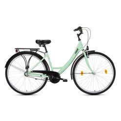   Csepel kerékpár Budapest A 28" N3 - 3 sebességes (Shimano agyváltó) - Női - Zöld