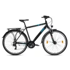 Csepel Traction 100 Férfi trekking kerékpár | V-fék - 21 sebességes - Fekete - 21" vázzal
