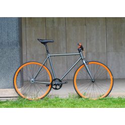 Fixi kerékpár - Egyedi - Férfi - Titán szürke / Narancs