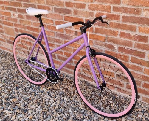 Cervo Rimini női fixi kerékpár - Lila / Rózsaszín