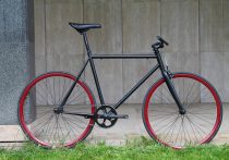Fixi kerékpár - Egyedi - Férfi - Fekete / Bordó