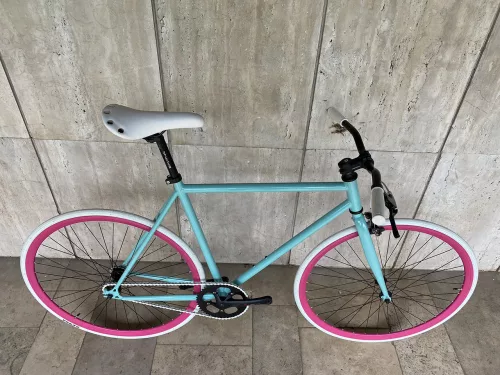 Fixi kerékpár - Egyedi - Férfi - Celeste / Pink