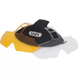   ABUS sisak kiegészítő, pótlencse In-Vizz Ascent sisakhoz, sárga+átlátszó