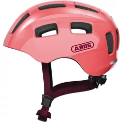  ABUS kerékpáros gyerek sisak Youn-I 2.0, In-Mold, living coral, M (52-57 cm)
