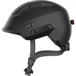   ABUS kerékpáros gyerek sisak Smiley 3.0 ACE LED, In-Mold, velvet black, M (50-55 cm)