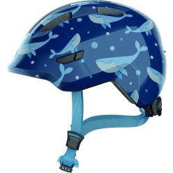   ABUS kerékpáros gyerek sisak Smiley 3.0, In-Mold, blue whale, M (50-55 cm)