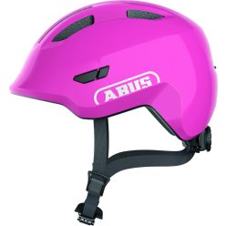   ABUS kerékpáros gyerek sisak Smiley 3.0, In-Mold, shiny pink, M (50-55 cm)
