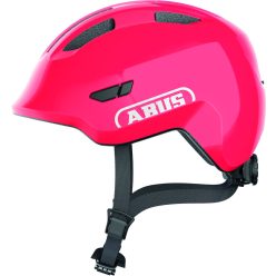   ABUS kerékpáros gyerek sisak Smiley 3.0, In-Mold, shiny red, M (50-55 cm)