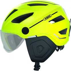 ABUS-kerekparos-varosi-sisak-Pedelec-20-ACE-In-Mold-beepített-atlatszó-szemüveggel-signal-yellow-L-56-62-cm