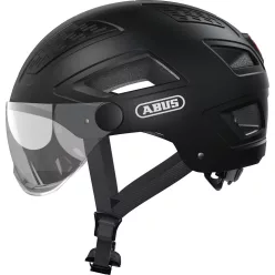 ABUS-kerekparos-varosi-sisak-Hyban-20-ACE-ABS-beepített-atlatszó-szemüveggel-velvet-black-L-56-61-cm