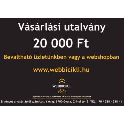 Ajándékutalvány (20.000 Ft)