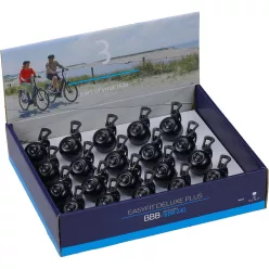  BBB Cycling kerékpáros csengő display BBB-24D EasyFit Deluxe Plus, 20 db, fekete/szürke