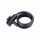 BBB Cycling kerékpáros spirál lakat BBL-61 QuickSafe, 8mmx150cm, fekete