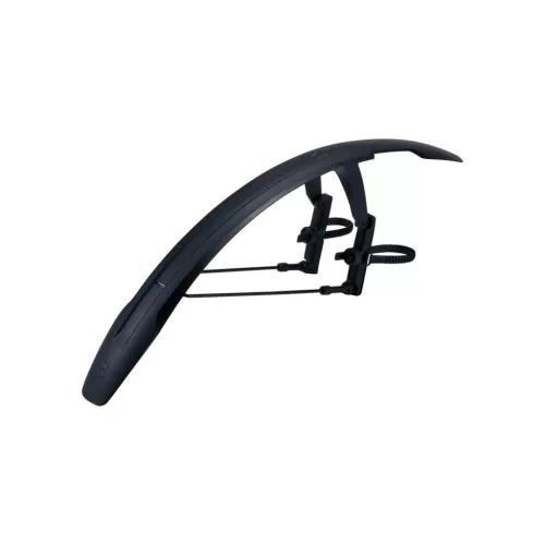 BBB Cycling kerékpáros első sárvédő szett BFD-65F DiscGuard, 28/29", gyorskioldós, országúti/Gravel kompatibilis, fekete