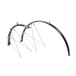   Sárvédő BIKEFUN ROAD aluplastic fekete 36 mm, 700C - BFU005