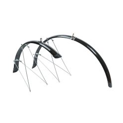   Sárvédő BIKEFUN TREKKING aluplastic fekete 46 mm, 700C - BFU015