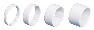 BBB Cycling kerékpáros A-head alátét BHP-36 LightSpace, ultrakönnyű alumínium távtartó, 1 1/8" villanyakra, fehér, 4 darabos szett (5/10/15/20mm)