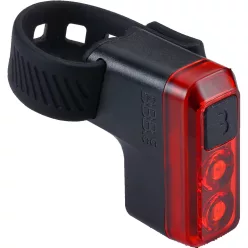   BBB Cycling kerékpáros hátsó lámpa BLS-145 Salute, 8 lumen, 4mód, micro USB tölthető 300 mAh akku, gumis felfogatással