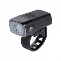   BBB Cycling kerékpáros első lámpa BLS-161 NanoStrike, 600 lumen, 6 mód, micro USB tölthető 2000mAh akku, gumis felfogatással