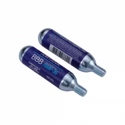   BBB Cycling kerékpáros CO2 pumpa patron BMP-35 AirTank, 16gramm, menetes, 2 db