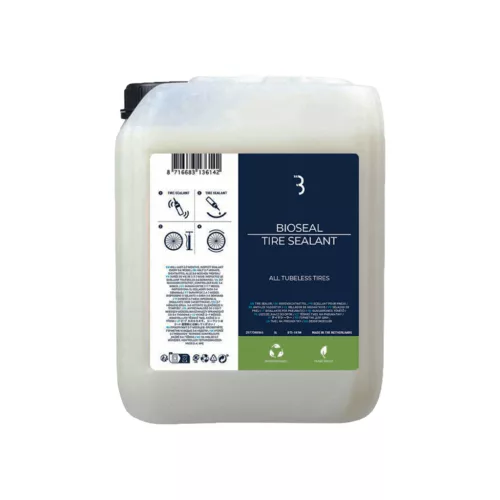 BBB Cycling kerékpáros defektmentesítő folyadék BTI-181 BioSeal, tubeless és belső gumitömlős rendszerekhez, biológiailag lebomlik, 5 liter